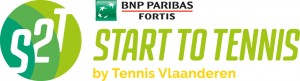 logo start to tennis tennis vlaanderen